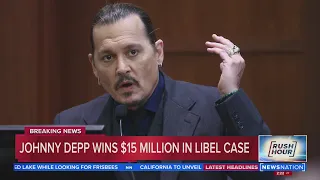 Johnny Depp wins $15 million in libel case | Rush Hour