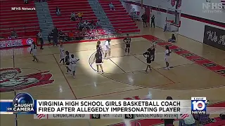 High school basketball coach fired after posing as student-athlete in game