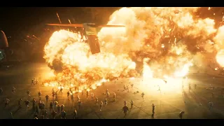 Greenland Airport Plane Blast Scene | HD clip