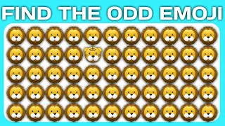 CAN YOU FIND THE ODD EMOJI 🦁🐯(emoji quiz)