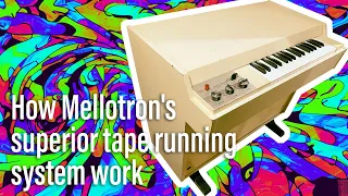 How Mellotron's superior tape running system work