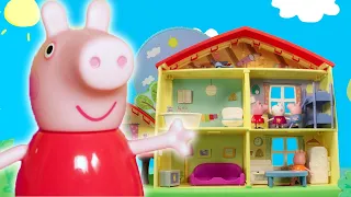 Peppa Pig en Español 👣 Misión huellas de lodo 👣 Juguetes | Pepa la cerdita | Toy Play