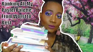 RANKING MY TOP 12 PASTEL PALETTES FROM WORST TO BEST | PERFECT SPRING PASTEL PALETTES