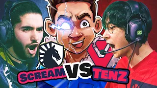 First Time TENZ vs SCREAM - Sentinels VS Team Liquid | VALORANT