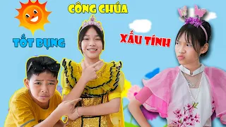 Công Chúa Tốt Bụng Và Công Chúa Xấu Tính ♥ Min Min TV Minh Khoa