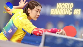 Chen Meng (world ranking #1) at round 32 | China National Games 2021