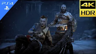 God of War Ragnarök (PS4 Pro) 4K 60 FPS HDR - Gameplay