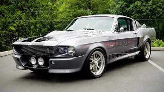 ac Ford Mustang Shelby Gt500 eleanor drift test dual view