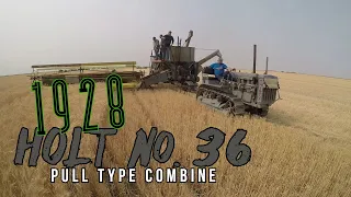 1928 Holt 36 combining in 2020
