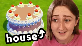 i built myself a birthday cake in the sims