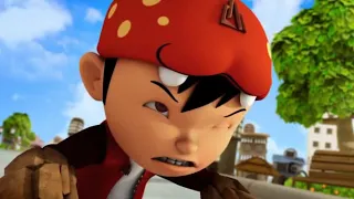 BoBoiBoy - cyclone vs thunderstorm and earth