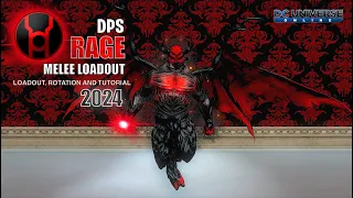 DCUO Rage Melee OP DPS (Might) Loadout and Rotation for 2024