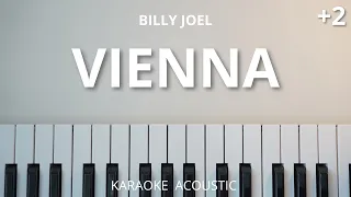 Vienna - Billy Joel (Karaoke Acoustic Piano) Higher Key