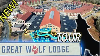 Great Wolf Lodge Poconos PA - Full Tour Including New Expansion