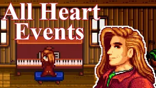 Elliott All Heart Events! - Stardew Valley 1.5