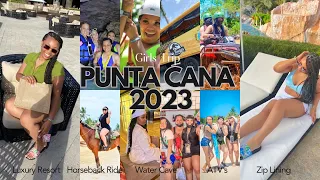 TRAVEL VLOG: PUNTA CANA GIRLS TRIP 2023 🤪 | ATV'S, SCAPE PARK, HORSEBACK RIDING + SO MUCH MORE!!