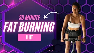 30 Minute FAT BURNING HIIT Spin Class | Indoor Cycling