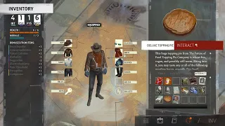 Disco Elysium - Sharing a Deluxe Topping Pie with Kim or throw it