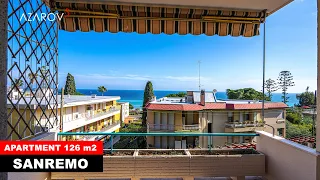 🍎 Four-room apartment in Sanremo by the sea