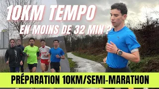 SÉANCE DE SEUIL - 10KM TEMPO À 19KM/H - Préparation 10KM / SEMI-MARATHON