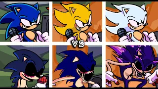 (EVOLUTION BATTLE) Sonic Vs Sonic.Exe - Revival Cover - FNF /HARD