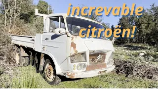 Sauvetage d'un camion citroen belphégor abandonné dans un champ depuis 15ans. Il reprend du service!