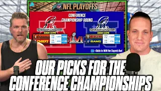 Pat McAfee & AJ Hawk's Picks & Predictions For The Conference Championship Games