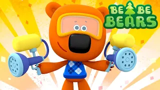 Bjorn and Bucky 🧸 Be Be Bears 🥍 Brain Like a Drain 🥏 Collection 💚 Moolt Kids Toons Happy Bear🥍🥏