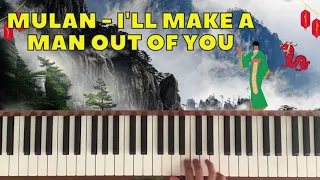 Piano tutorial: Mulan i'll make a man out of you