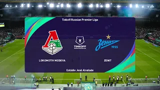 eFootball PES 2021  Чемпионат России Локомотив - Зенит