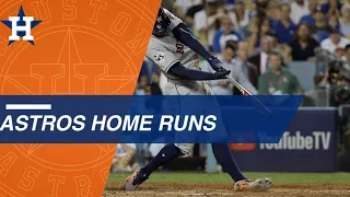 Astros' four home runs leads to first ever World Series win in Game 2