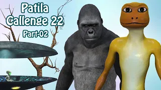 Patila Challenge 22 Part 02. Patila - Missed The Stranger Gorilla & Alien Animated Short Film.