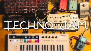 TECHNO JAM / Keystep pro, TD-3, NEUTRON, volca beats, keys