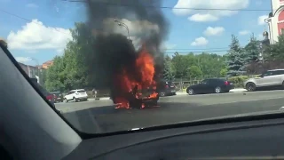 Взрыв машины в Одинцово