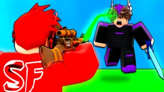 SAM vs IPS Clan In Roblox Bedwars