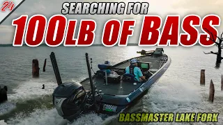 The SEARCH for the 100lb BAG! - Bassmaster Elite Lake Fork 2022 (PRACTICE) - UFB S2 E24 (4K)