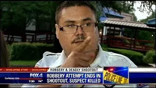 Suspect killed outside Dallas restaurant