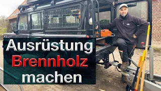 Ausrüstung Brennholz machen - Tipps, Tricks und Werkzeuge - Das haben wir immer dabei! #firewood