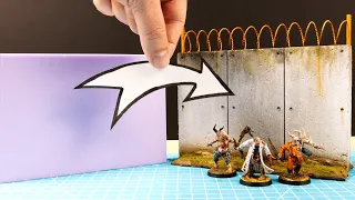 How To Make Concrete Walls For Wargaming // Terrain for  Warhammer 40K and Necromunda