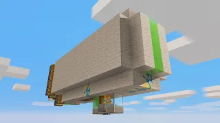How to make a working airship in minecraft java