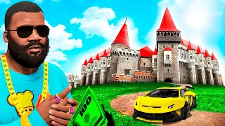 MELHOREI A CASA DO FRANKLIN PARA UM CASTELO NO GTA 5