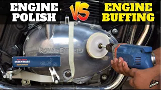 Engine POLISH Vs BUFFING For Chrome Engine Shine | Which is Better?