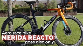 Merida's Reacto aero race bike goes disc only for 2021