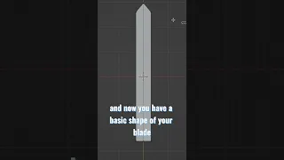 How to make a EASY sword in blender!