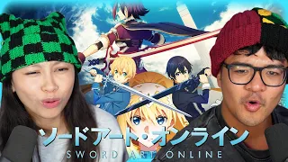 Sword Art Online Opening 1-9 REACTION! | ANIME OP REACTION