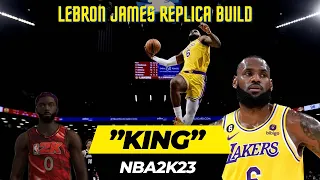 *Updated* Lebron James "King“ replica build on NBA 2K23