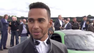 Mercedes AMG GT R   Lewis Hamilton World Premiere