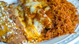 Tex Mex Restaurant Style Enchiladas