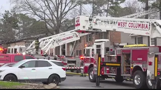 Apartment fire leaves eight without a home