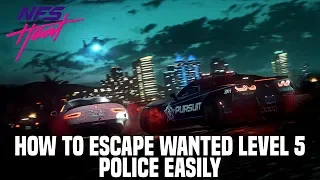 NEED FOR SPEED HEAT - How To Easily Deal With HEAT LEVEL 5 Police [ESCAPE POLICE IN SECONDS]